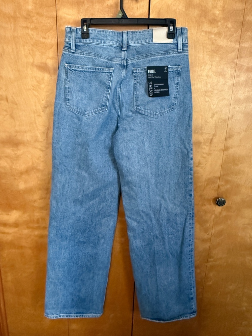NWT* PAIGE Sasha High Rise Wide Leg jeans "Vintage" collection women size 30 - Picture 5 of 11
